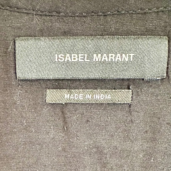 ISABEL MARANT Embroidered 100% Silk Boho Top - Picture 3 of 3